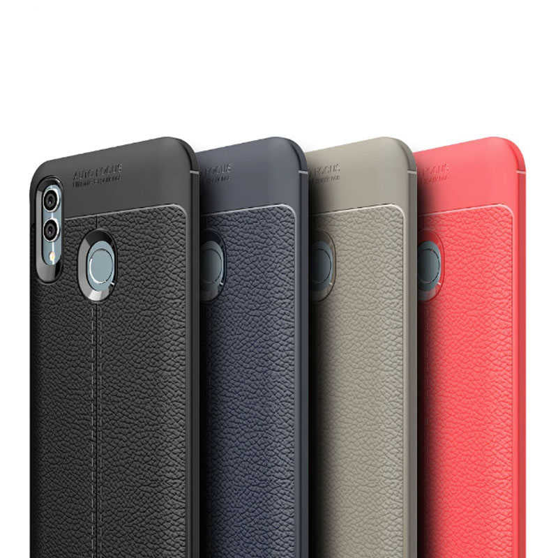 Huawei P Smart 2019 Kılıf Zore Niss Silikon Kapak Siyah