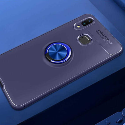 Huawei P Smart 2019 Kılıf Zore Ravel Silikon Kapak Mavi