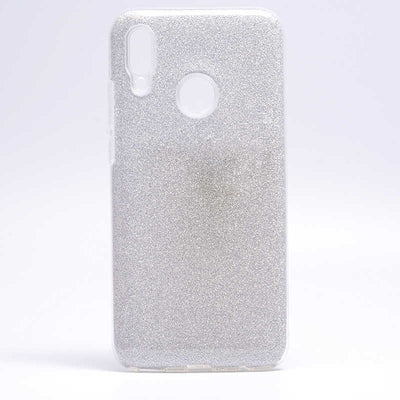 Huawei P Smart 2019 Kılıf Zore Shining Silikon Gümüş