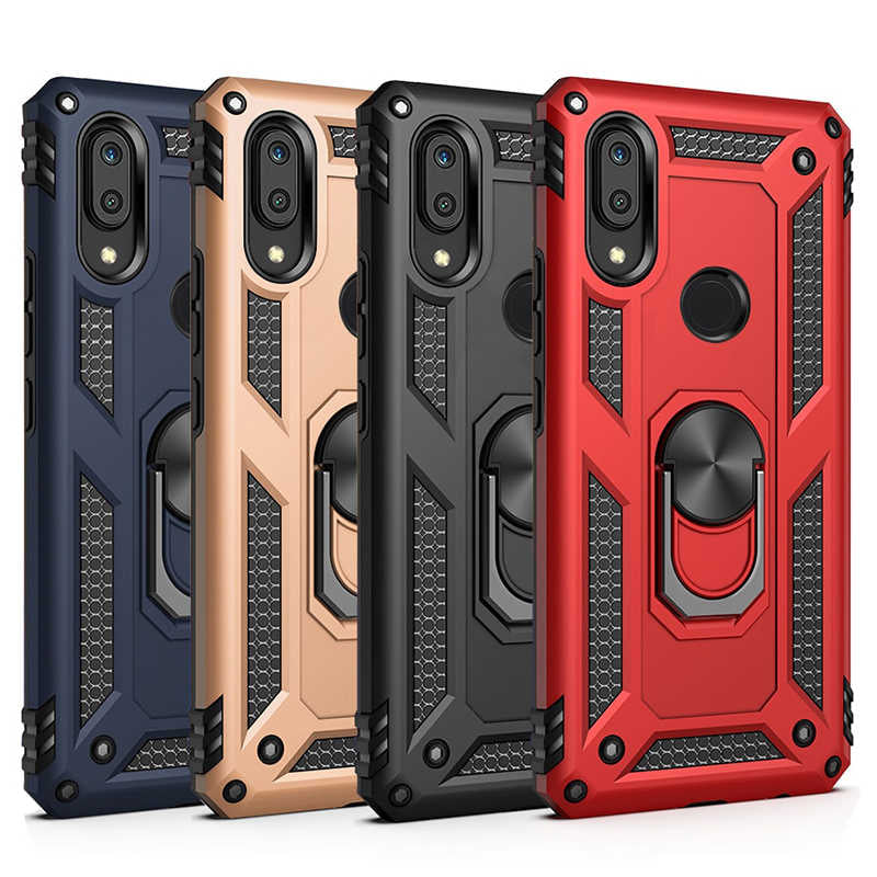 Huawei P Smart 2019 Kılıf Zore Vega Kapak Gri