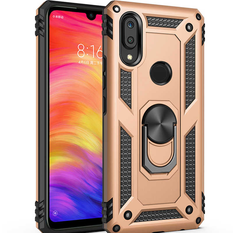 Huawei P Smart 2019 Kılıf Zore Vega Kapak Gold