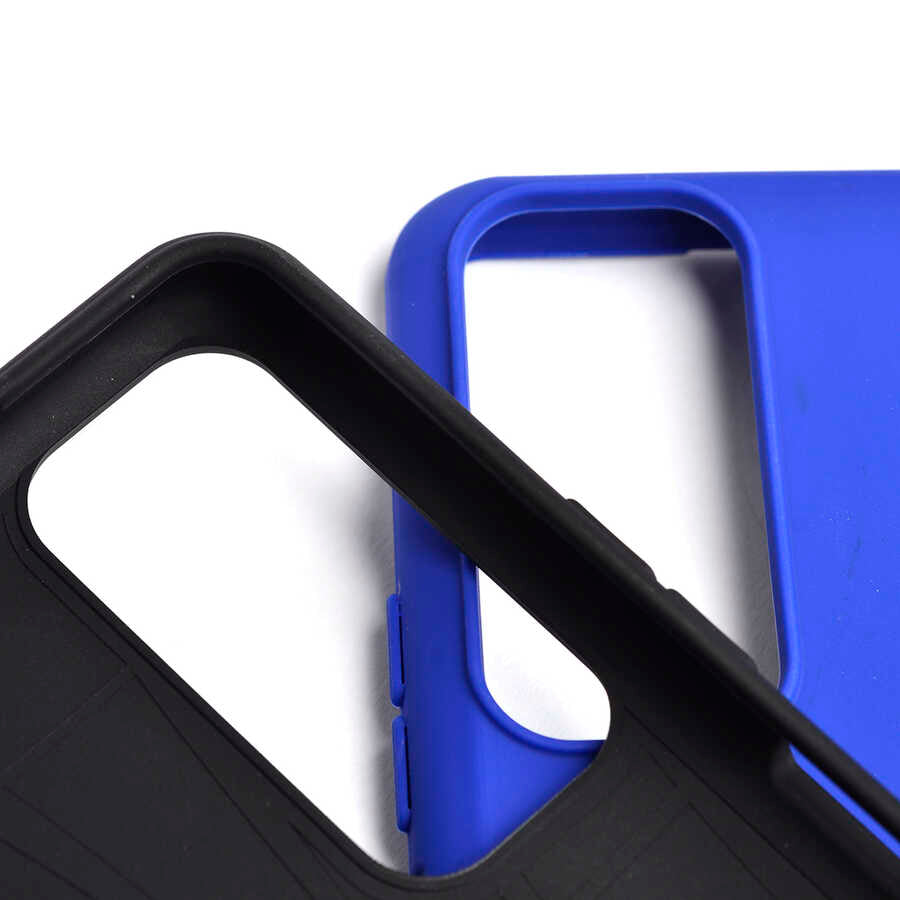 Huawei P Smart 2021 Kılıf Zore Biye Silikon Mor