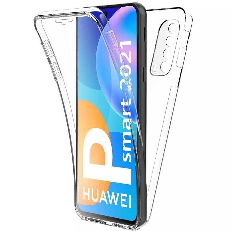 Huawei P Smart 2021 Kılıf Zore Enjoy Kapak Renksiz