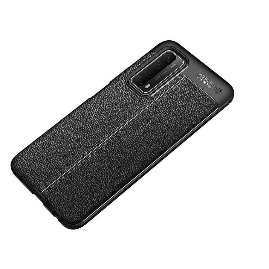Huawei P Smart 2021 Kılıf Zore Niss Silikon Kapak Lacivert