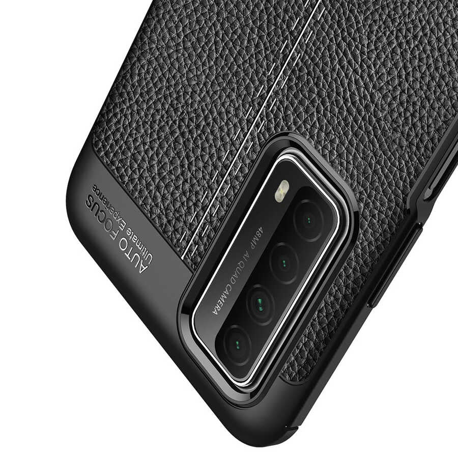 Huawei P Smart 2021 Kılıf Zore Niss Silikon Kapak Lacivert