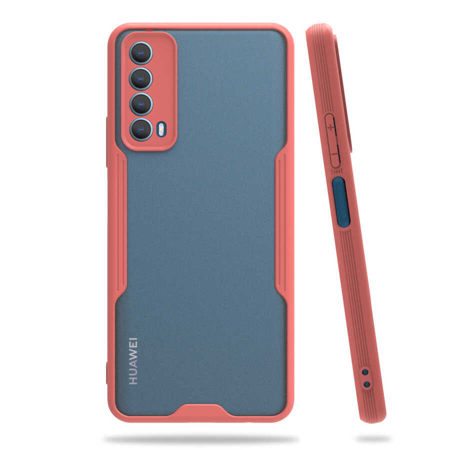 Huawei P Smart 2021 Kılıf Zore Parfe Kapak Pembe