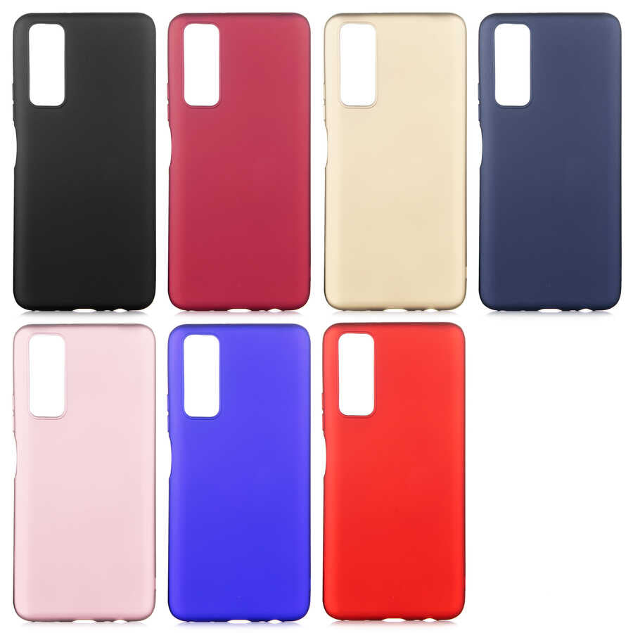 Huawei P Smart 2021 Kılıf Zore Premier Silikon Kapak Lacivert