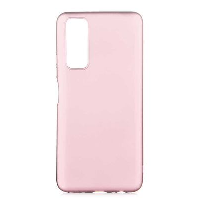 Huawei P Smart 2021 Kılıf Zore Premier Silikon Kapak Rose Gold