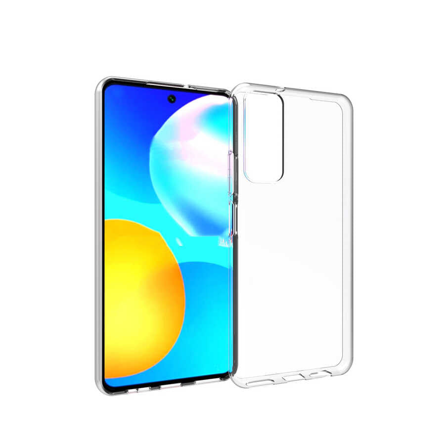 Huawei P Smart 2021 Kılıf Zore Süper Silikon Kapak Renksiz