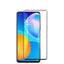 Huawei P Smart 2021 Zore Kenarları Kırılmaya Dayanıklı Cam Ekran Koruyucu Siyah