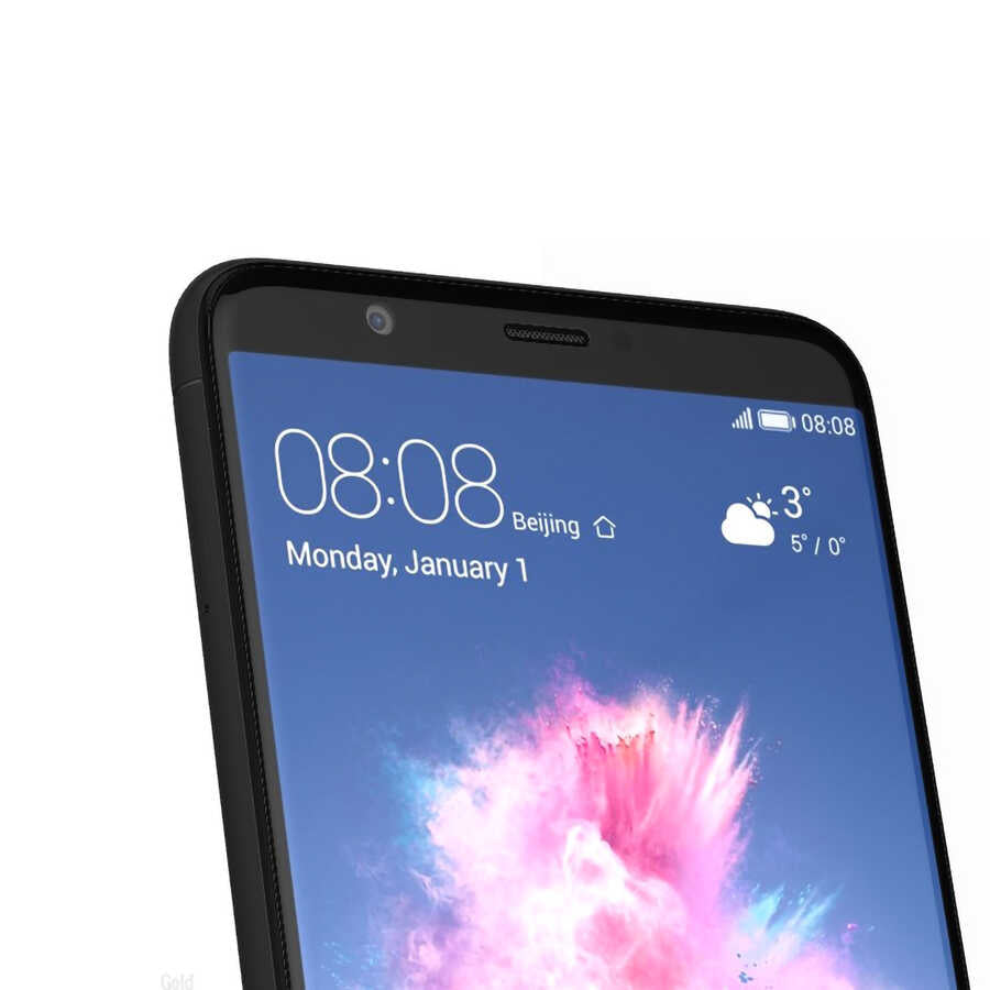 Huawei P Smart Davin Seramik Ekran Koruyucu Siyah
