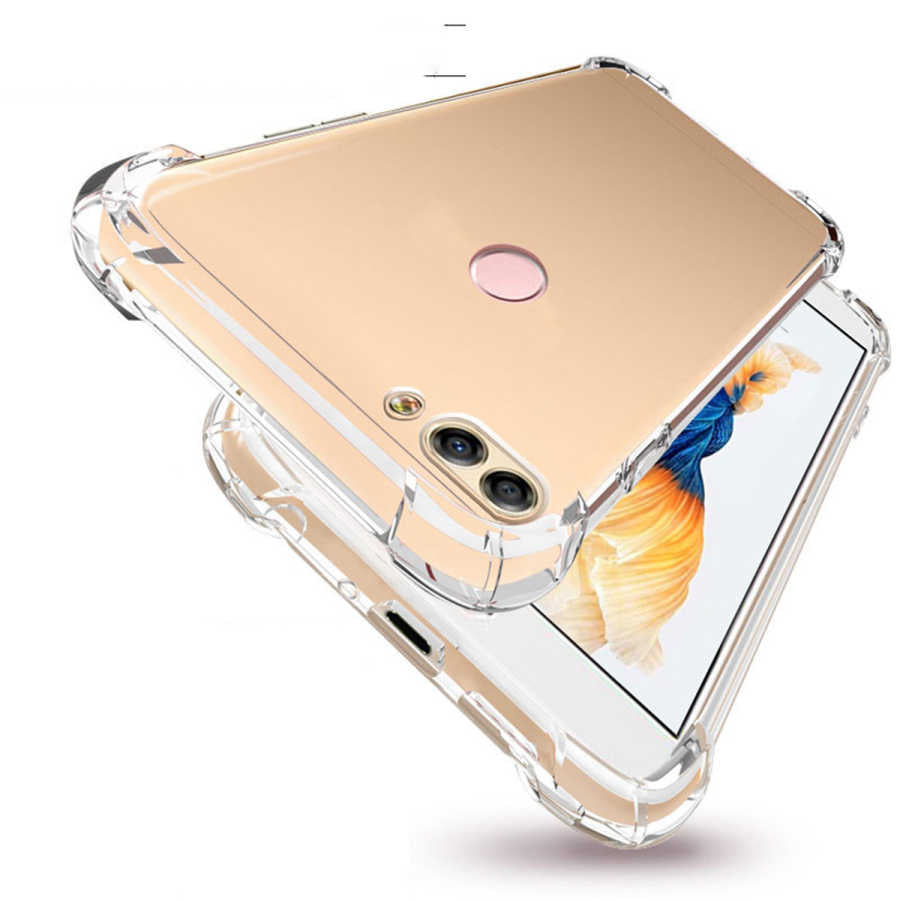 Huawei P Smart Kılıf Zore Nitro Anti Shock Silikon Renksiz