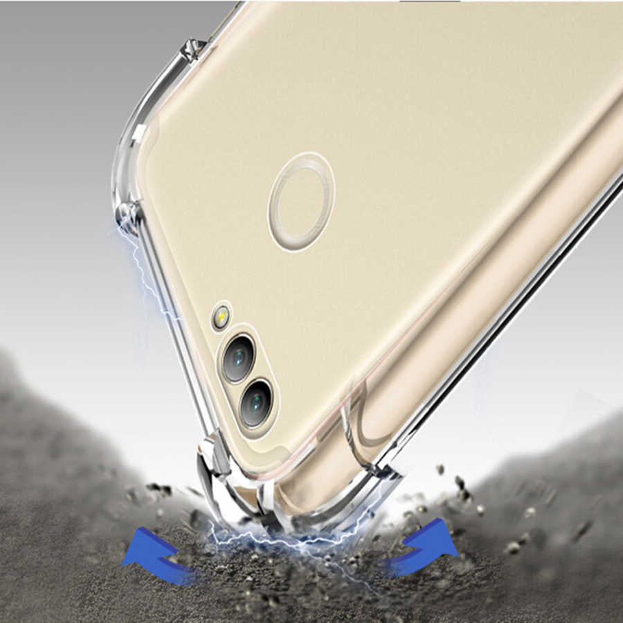 Huawei P Smart Kılıf Zore Nitro Anti Shock Silikon Renksiz