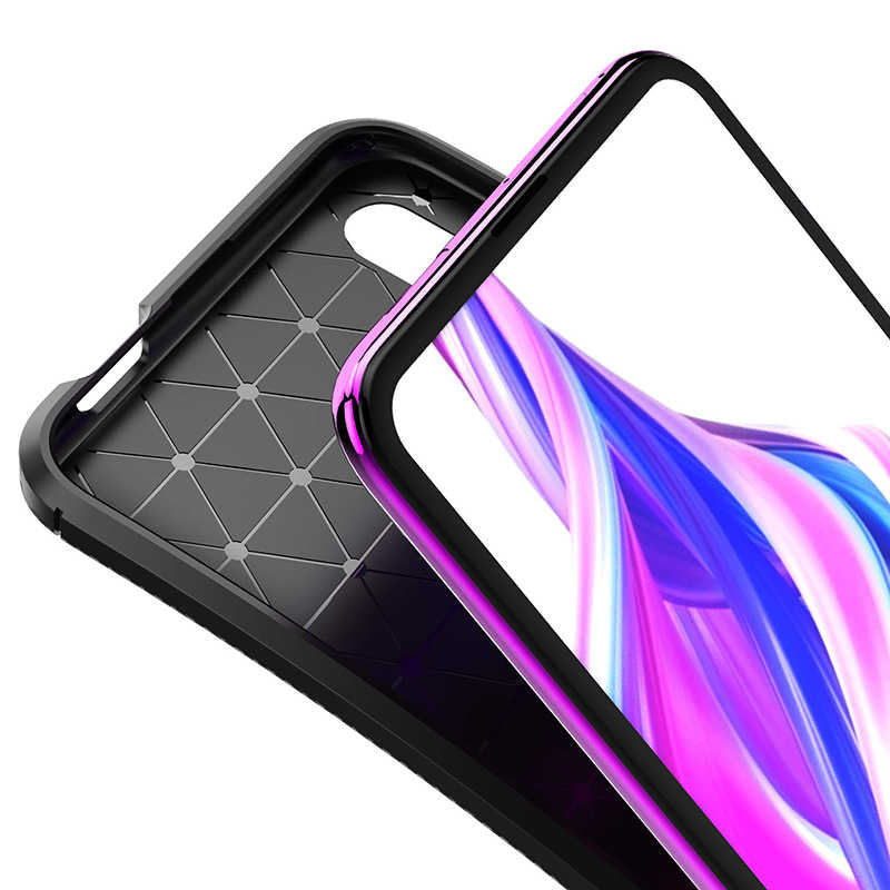 Huawei P Smart Pro 2019 Kılıf Zore Negro Silikon Kapak Kahverengi