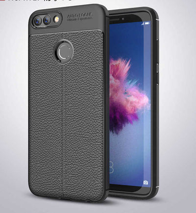 Huawei P Smart Kılıf Zore Niss Silikon Kapak Siyah