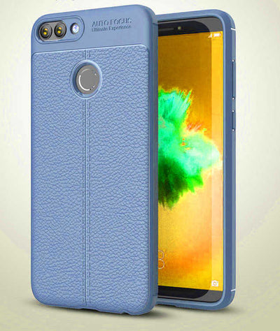 Huawei P Smart Kılıf Zore Niss Silikon Kapak Lacivert