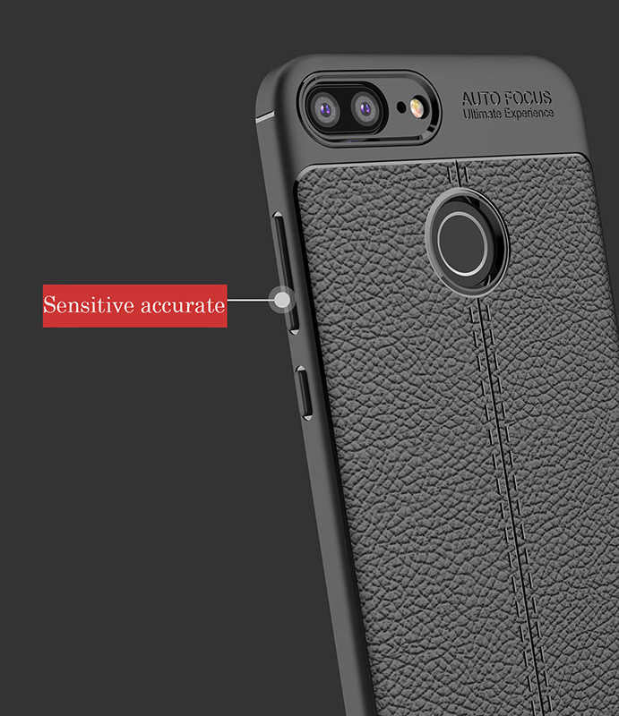 Huawei P Smart Kılıf Zore Niss Silikon Kapak Gri
