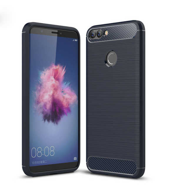 Huawei P Smart Kılıf Zore Room Silikon Kapak Lacivert