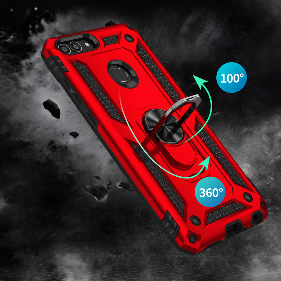 Huawei P Smart Kılıf Zore Vega Kapak Mavi