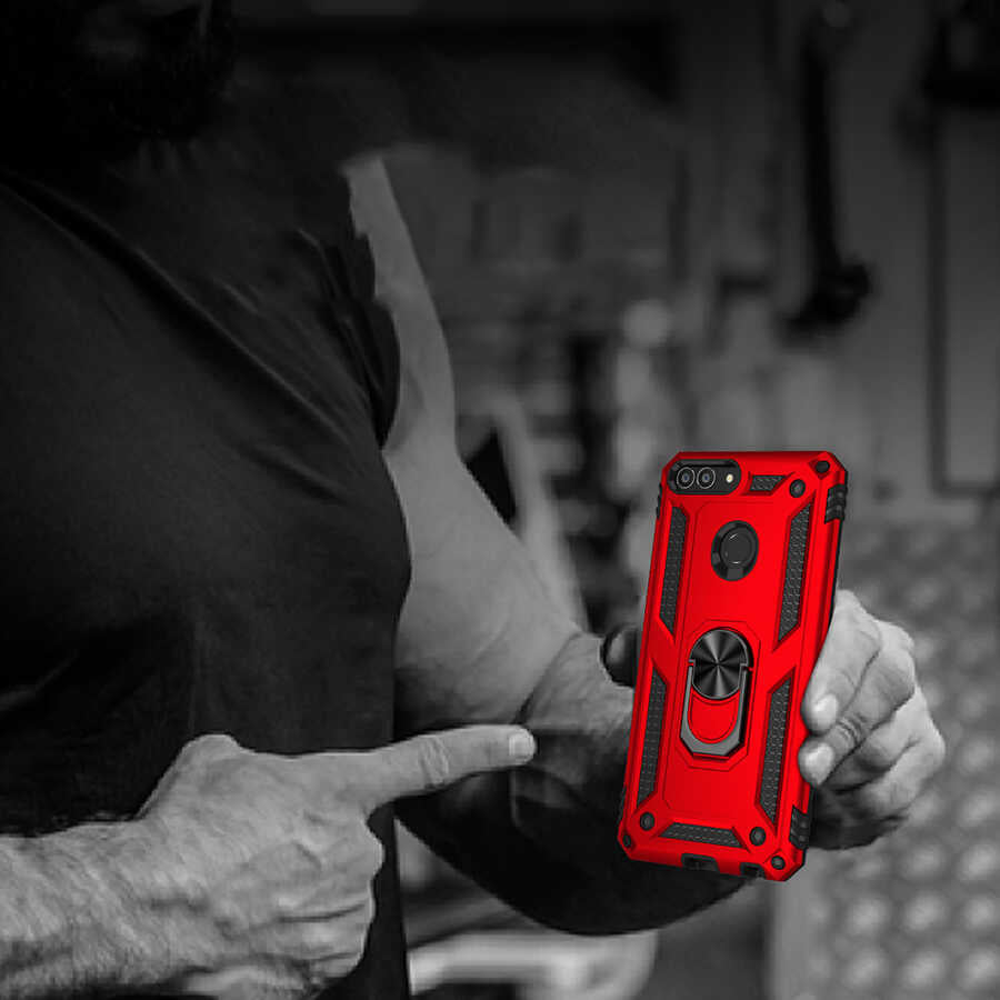 Huawei P Smart Kılıf Zore Vega Kapak Rose Gold