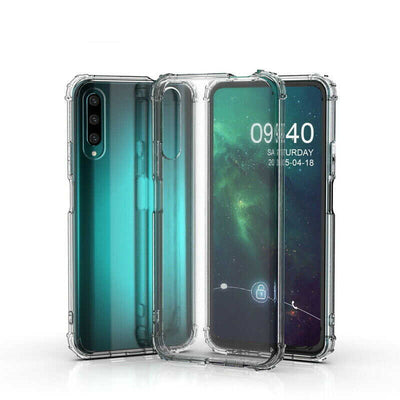Huawei P Smart Pro 2019 Kılıf Zore Nitro Anti Shock Silikon Renksiz