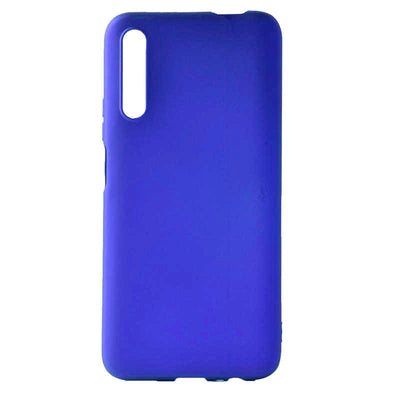 Huawei P Smart Pro 2019 Kılıf Zore Premier Silikon Kapak Saks Mavi