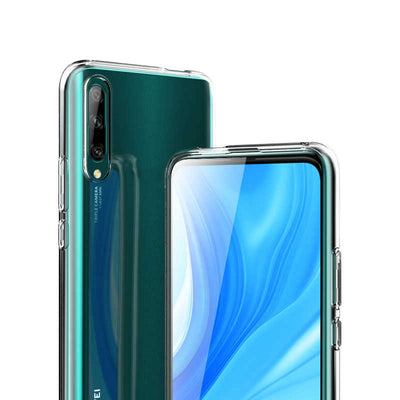 Huawei P Smart Pro 2019 Kılıf Zore Süper Silikon Kapak Renksiz