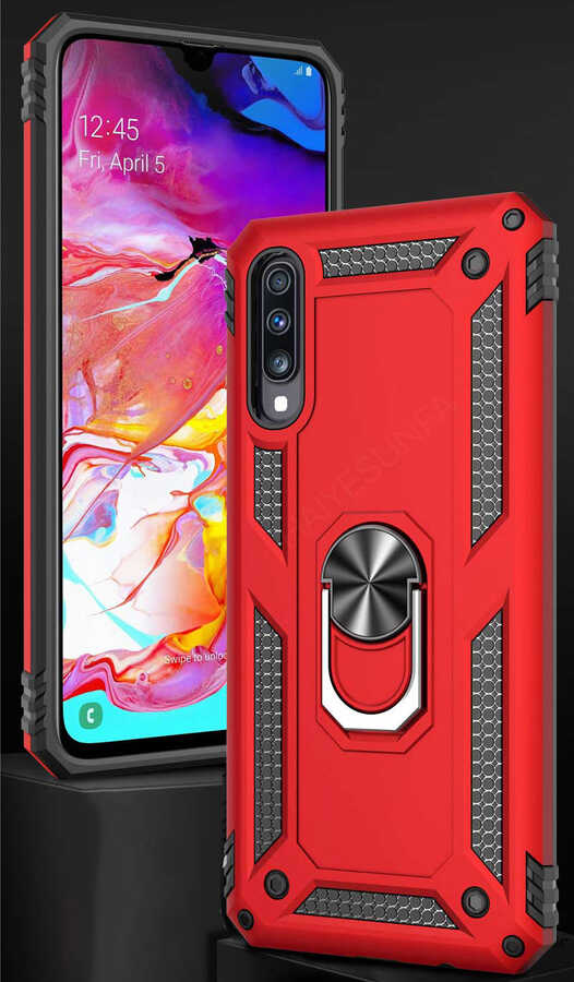 Huawei P Smart Pro 2019 Kılıf Zore Vega Kapak Rose Gold