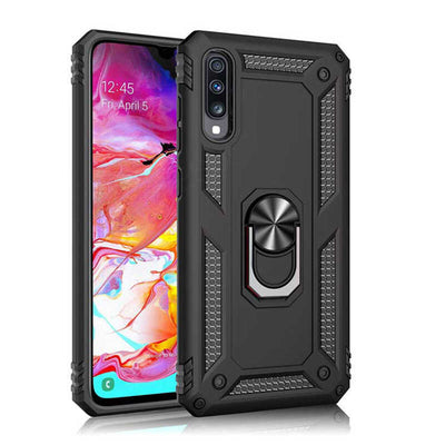 Huawei P Smart Pro 2019 Kılıf Zore Vega Kapak Siyah