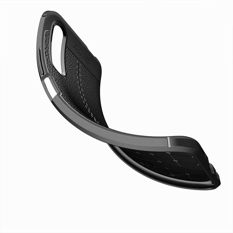 Huawei P Smart Pro 2019 Kılıf Zore Niss Silikon Kapak Siyah