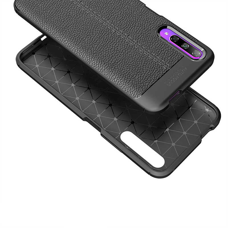 Huawei P Smart Pro 2019 Kılıf Zore Niss Silikon Kapak Lacivert