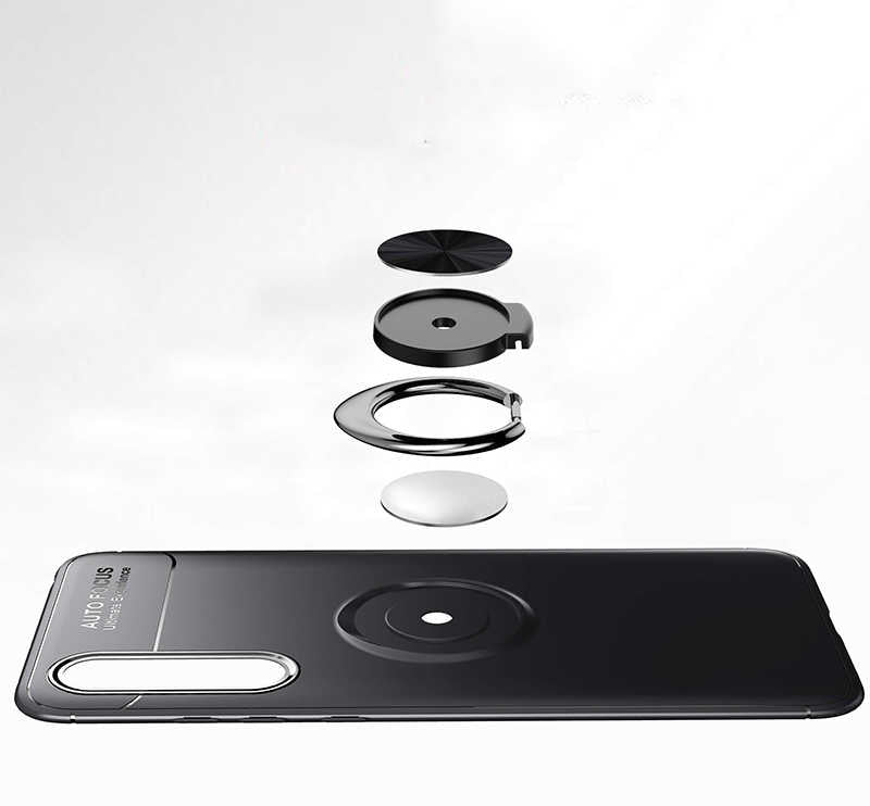 Huawei P Smart Pro 2019 Kılıf Zore Ravel Silikon Kapak Mavi