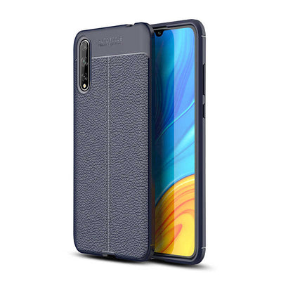 Huawei P Smart S (Y8P) Kılıf Zore Niss Silikon Kapak Siyah