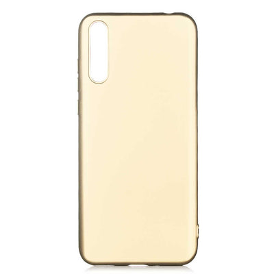 Huawei P Smart S (Y8P) Kılıf Zore Premier Silikon Kapak Gold