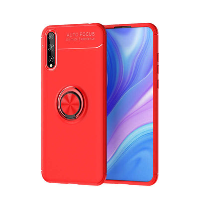 Huawei P Smart S (Y8P) Kılıf Zore Ravel Silikon Kapak Kırmızı