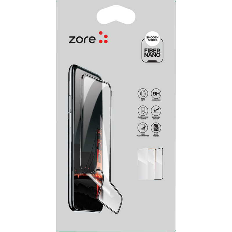 Huawei P Smart S (Y8P) Zore Fiber Nano Ekran Koruyucu Siyah