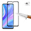 Huawei P Smart S (Y8P) Zore Kenarları Kırılmaya Dayanıklı Cam Ekran Koruyucu Siyah
