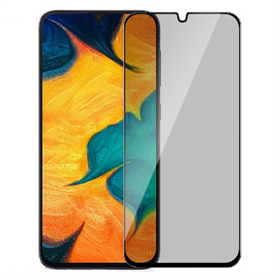 Huawei P Smart S (Y8P) Zore New 5D Privacy Temperli Ekran Koruyucu Siyah