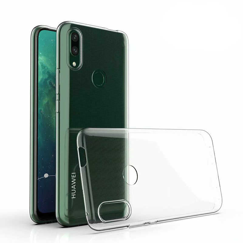 Huawei P Smart Z Kılıf Zore Süper Silikon Kapak Renksiz