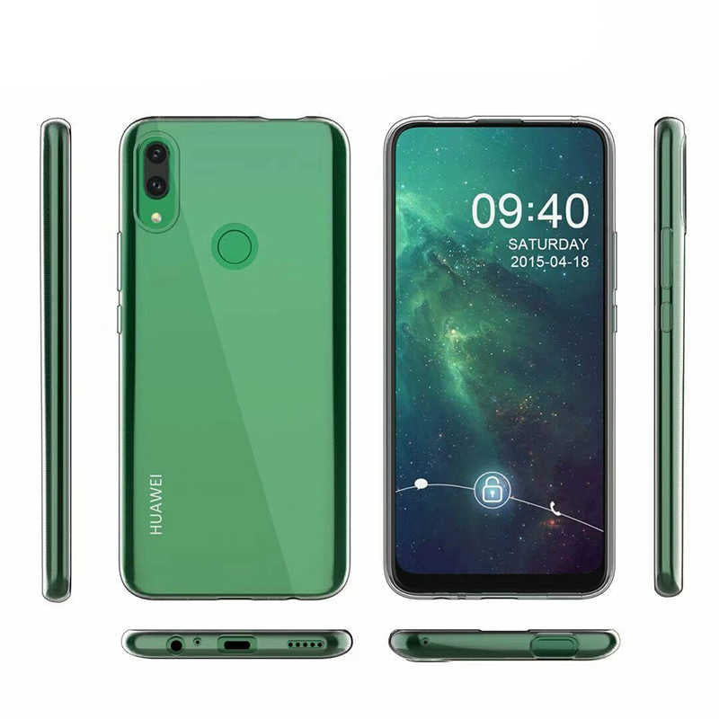 Huawei P Smart Z Kılıf Zore Süper Silikon Kapak Renksiz