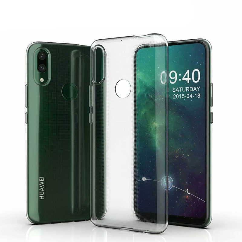 Huawei P Smart Z Kılıf Zore Süper Silikon Kapak Renksiz