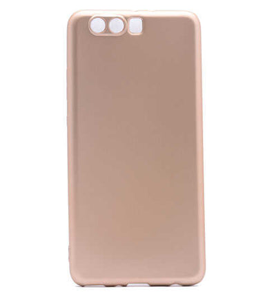 Huawei P10 Lite Kılıf Zore Premier Silikon Kapak Gold
