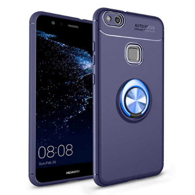Huawei P10 Lite Kılıf Zore Ravel Silikon Kapak Mavi