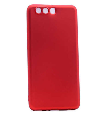 Huawei P10 Plus Kılıf Zore Premier Silikon Kapak Bordo