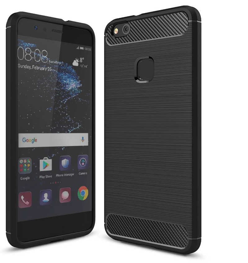 Huawei P10 Plus Kılıf Zore Room Silikon Kapak Siyah