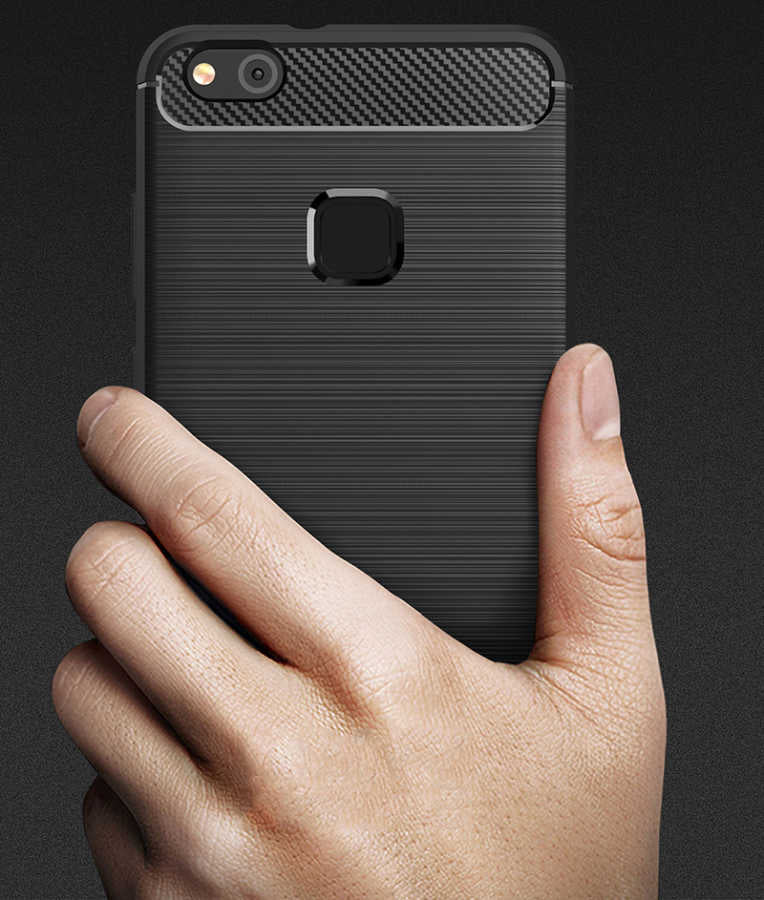Huawei P10 Plus Kılıf Zore Room Silikon Kapak Siyah