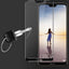 Huawei P20 Zore Ekranı Tam Kaplayan Düz Cam Koruyucu Siyah