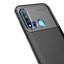 Huawei P20 Lite 2019 Kılıf Zore Negro Silikon Kapak Kahverengi