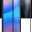 Huawei P20 Lite Zore Kenarları Kırılmaya Dayanıklı Cam Ekran Koruyucu Siyah