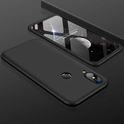 Huawei P20 Lite Kılıf Zore Ays Kapak Siyah